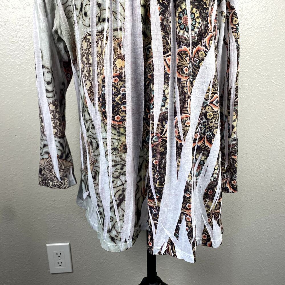 Casual Freedom Celtic Whimsigoth Boho Forest Fairy Velvet Hood AOP Dyed Hoodie - Picture 6 of 16